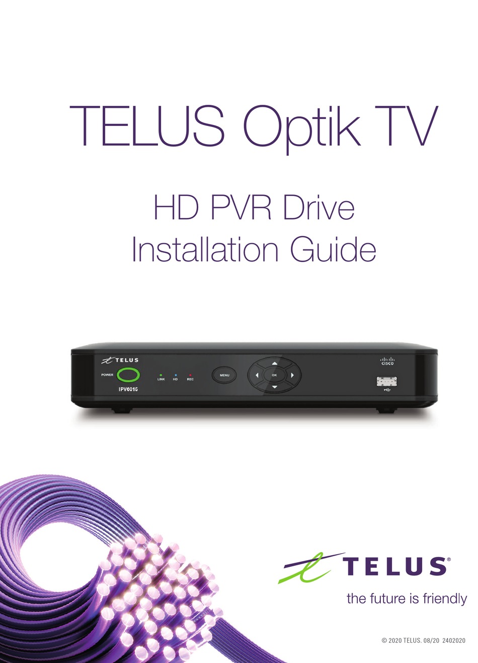 Telus Optik Tv Installation Manual Pdf Download Manualslib 9640