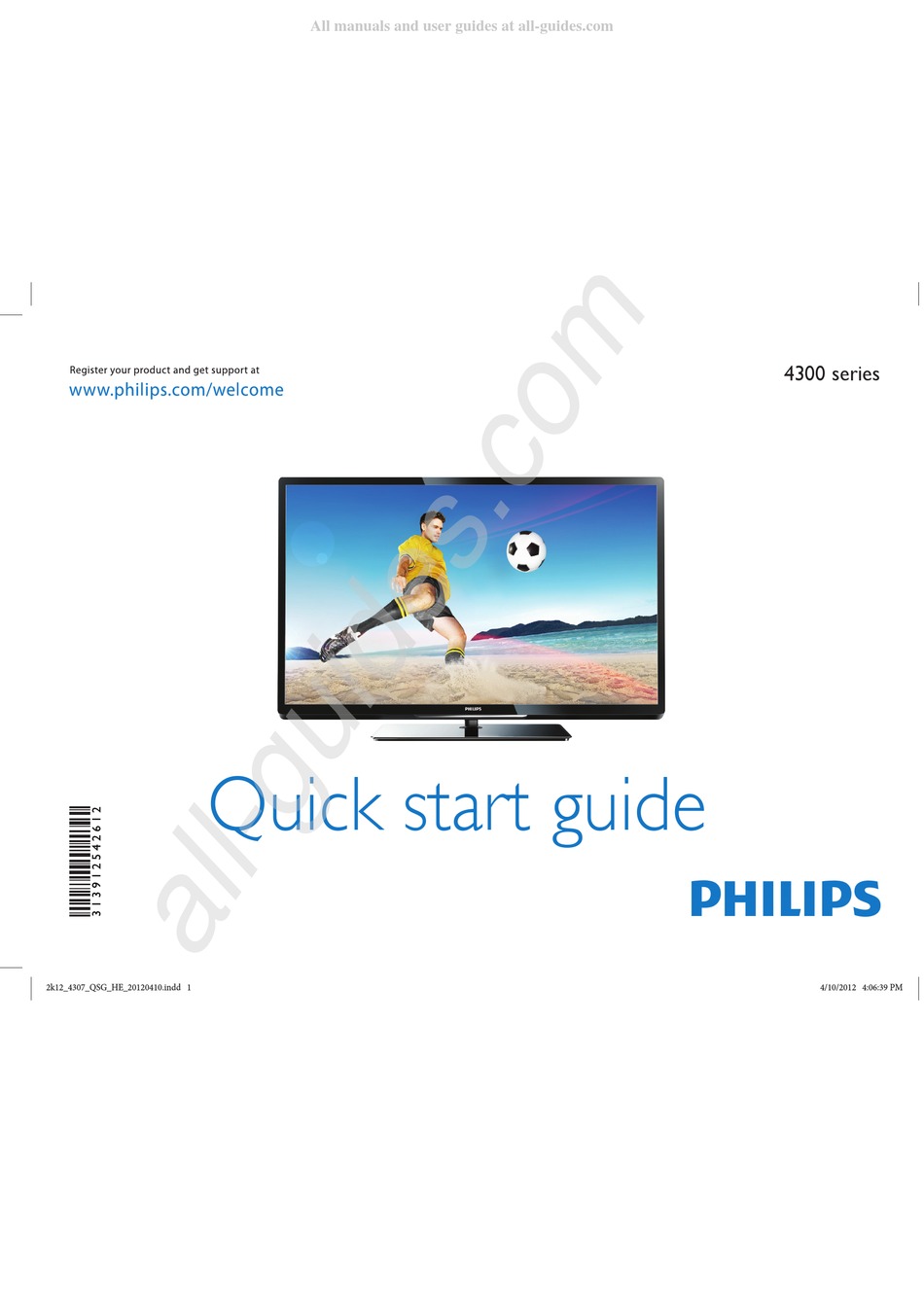 PHILIPS 4300 SERIES QUICK START MANUAL Pdf Download ManualsLib