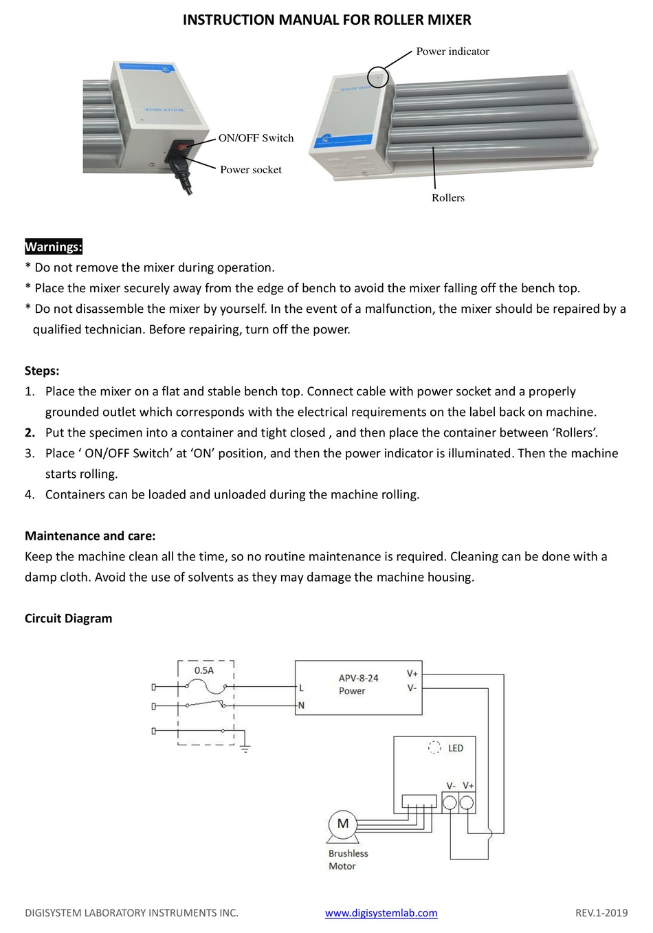 DIGISYSTEM RM-501 INSTRUCTION MANUAL Pdf Download | ManualsLib