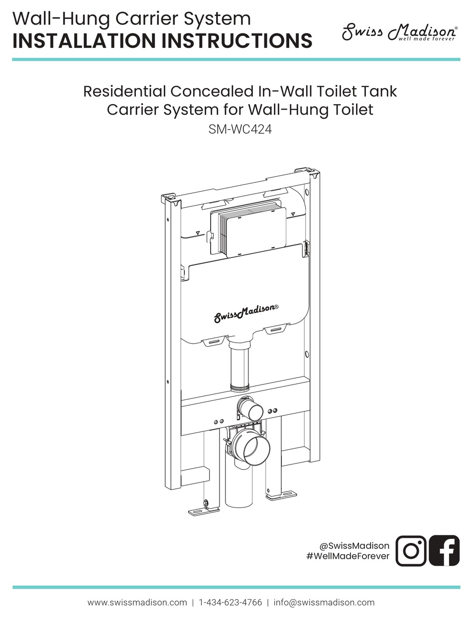 SWISS MADISON SMWC424 INSTALLATION INSTRUCTIONS MANUAL Pdf Download