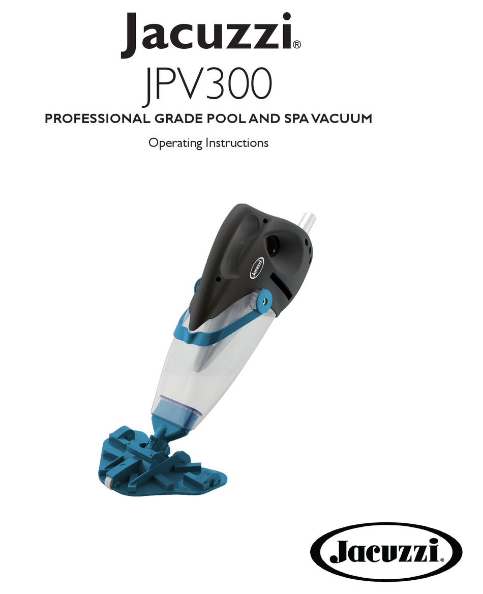 JACUZZI JPV300 OPERATING INSTRUCTIONS MANUAL Pdf Download ManualsLib