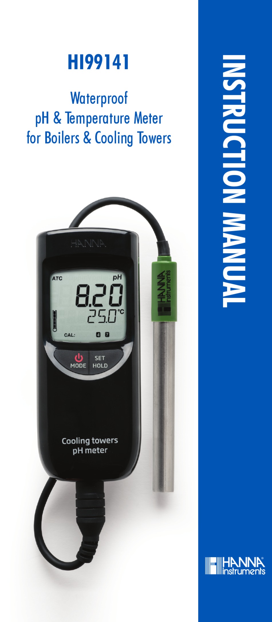 HANNA INSTRUMENTS HI99141 INSTRUCTION MANUAL Pdf Download ManualsLib