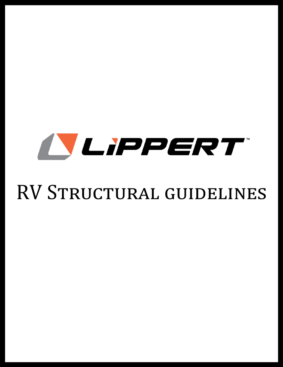 LIPPERT RV MANUALLINE Pdf Download ManualsLib