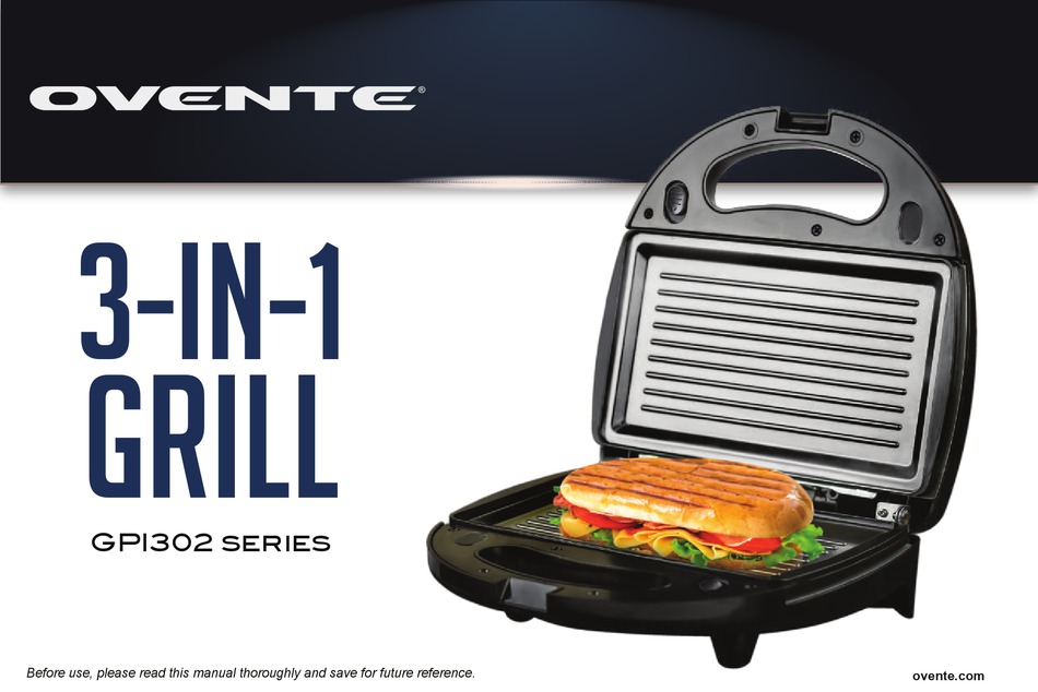OVENTE GPI302 SERIES MANUAL Pdf Download ManualsLib
