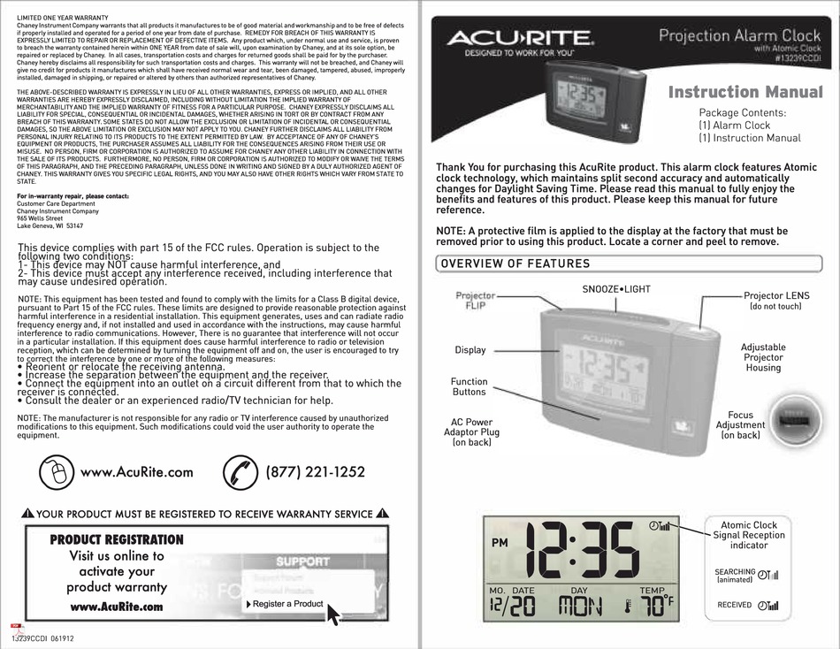 ACURITE 13239CCDI INSTRUCTION MANUAL Pdf Download ManualsLib