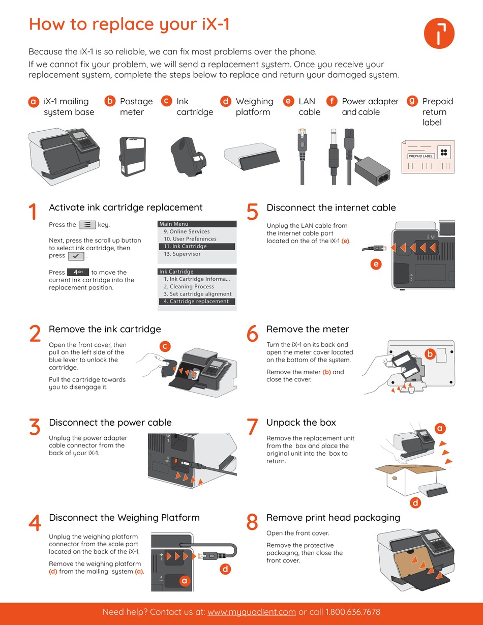 QUADIENT IX1 MANUAL Pdf Download ManualsLib