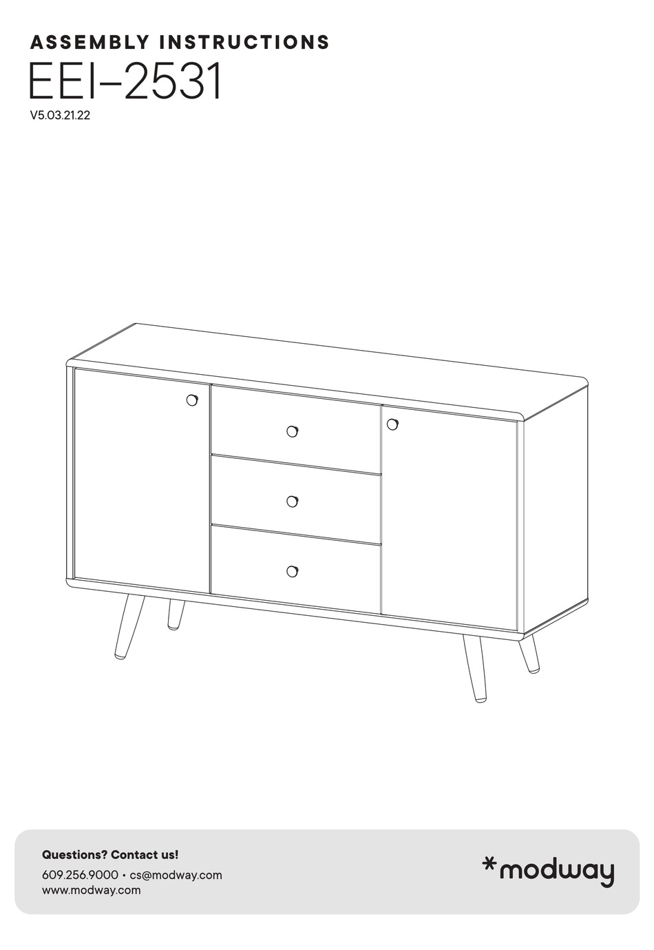 MODWAY EEI2531 ASSEMBLY INSTRUCTIONS MANUAL Pdf Download ManualsLib