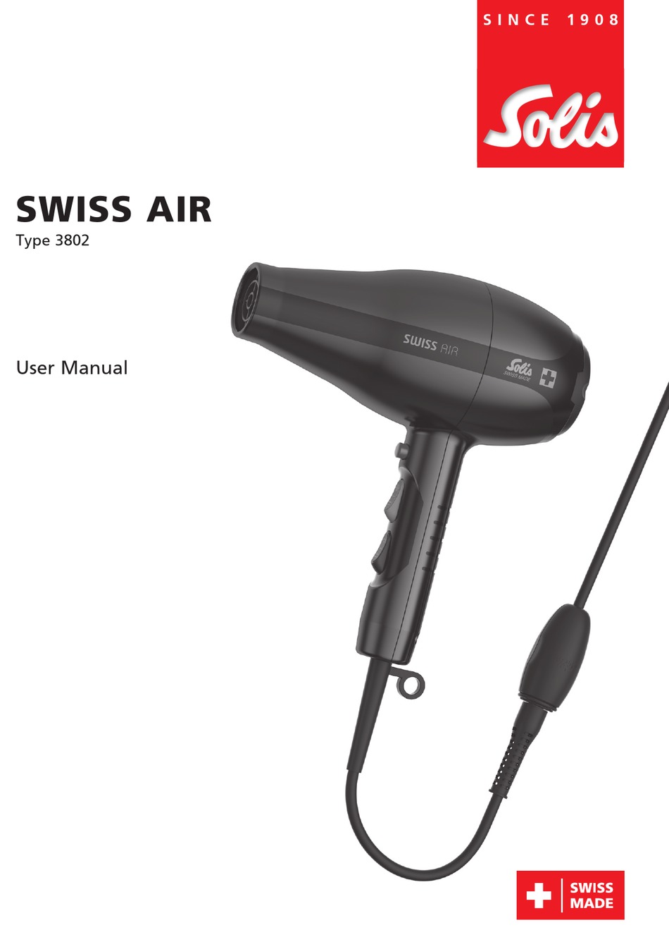 SOLIS SWISS AIR USER MANUAL Pdf Download | ManualsLib