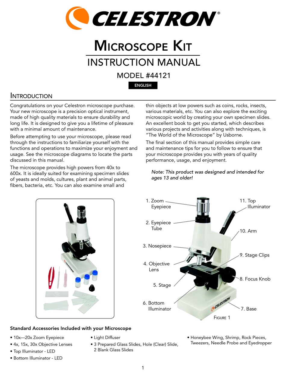 CELESTRON 44121 INSTRUCTION MANUAL Pdf Download ManualsLib