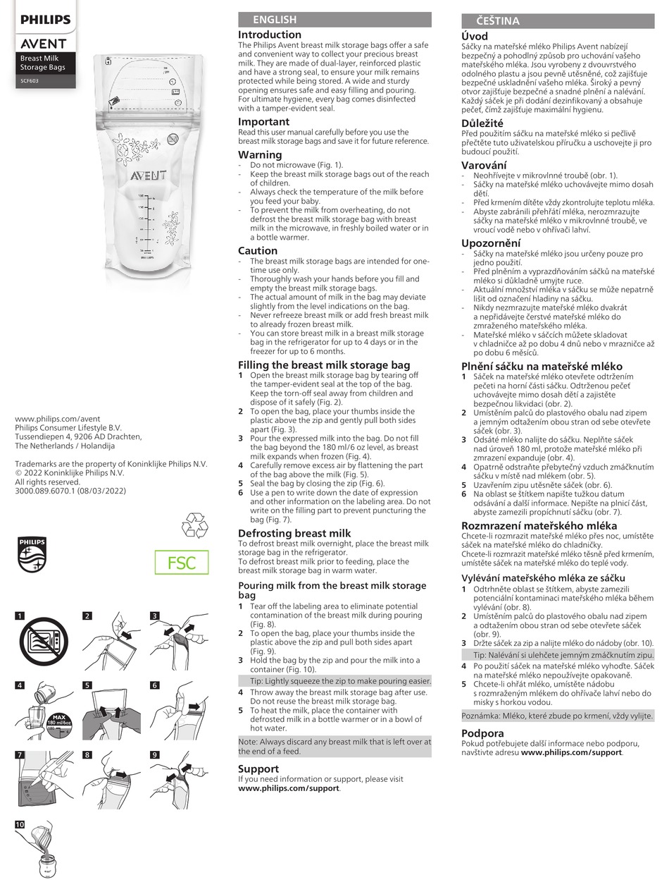 PHILIPS AVENT SCF603 INSTRUCTIONS MANUAL Pdf Download ManualsLib