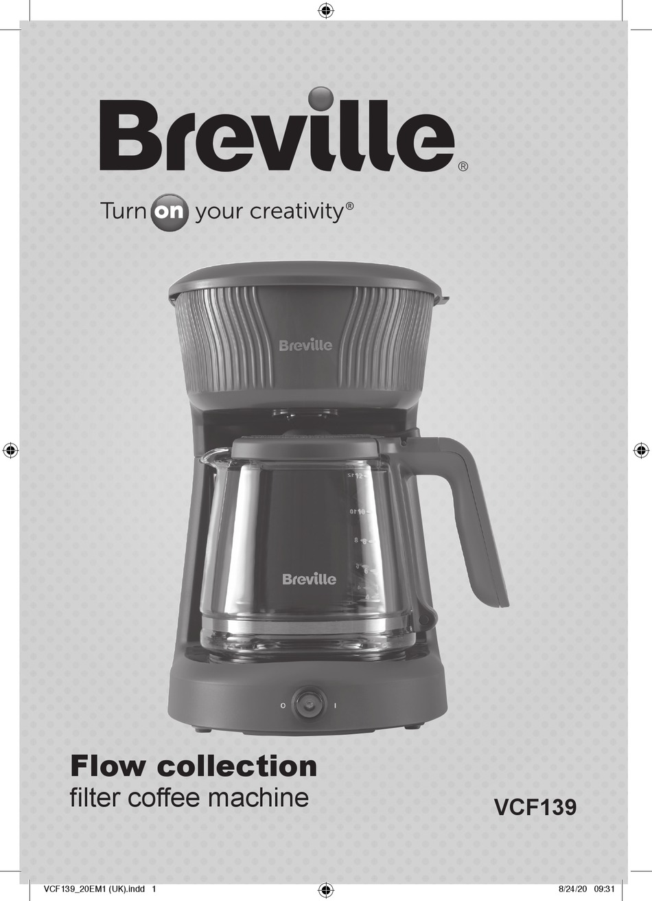 BREVILLE FLOW VCF139 MANUAL Pdf Download ManualsLib