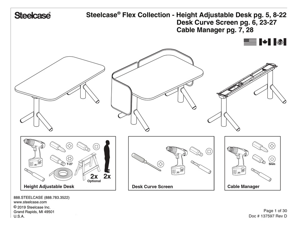 STEELCASE FLEX SERIES MANUAL Pdf Download | ManualsLib