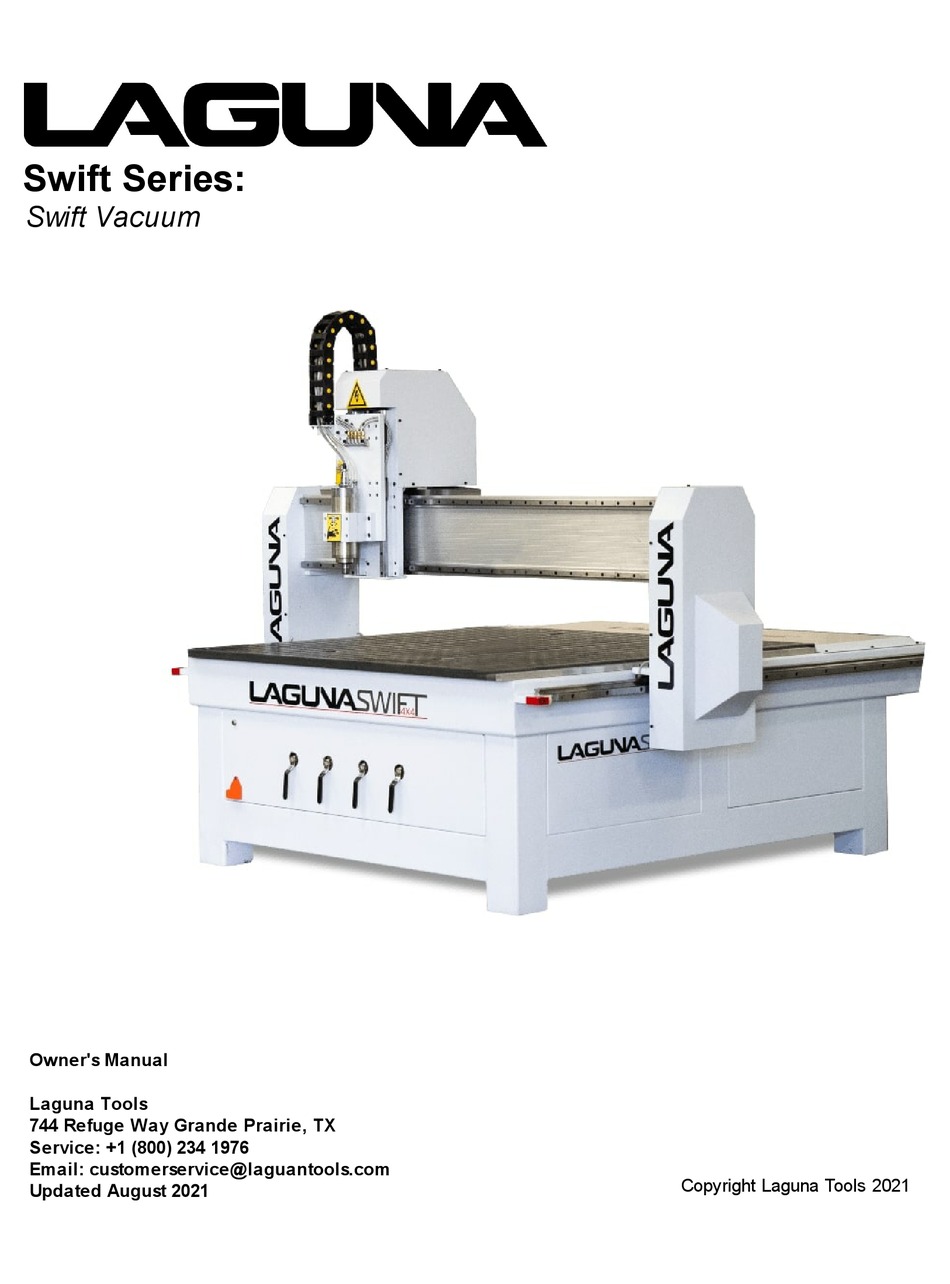 LAGUNA TOOLS SWIFT SERIES OWNER'S MANUAL Pdf Download ManualsLib