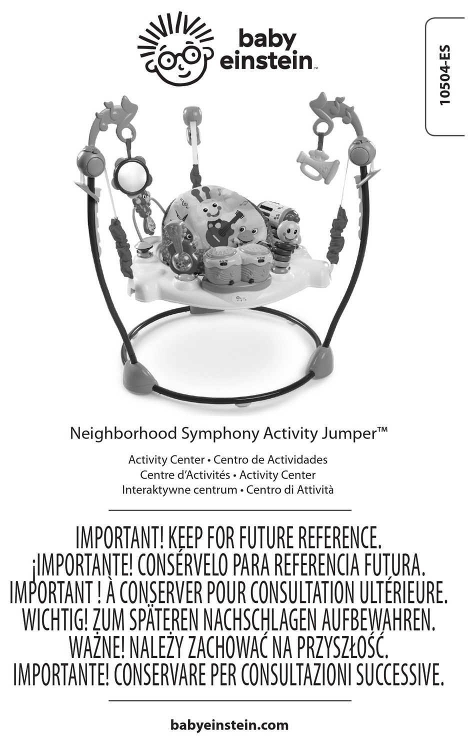BABY EINSTEIN NEIGHBORHOOD SYMPHONY ACTIVITY JUMPER MANUAL Pdf Download