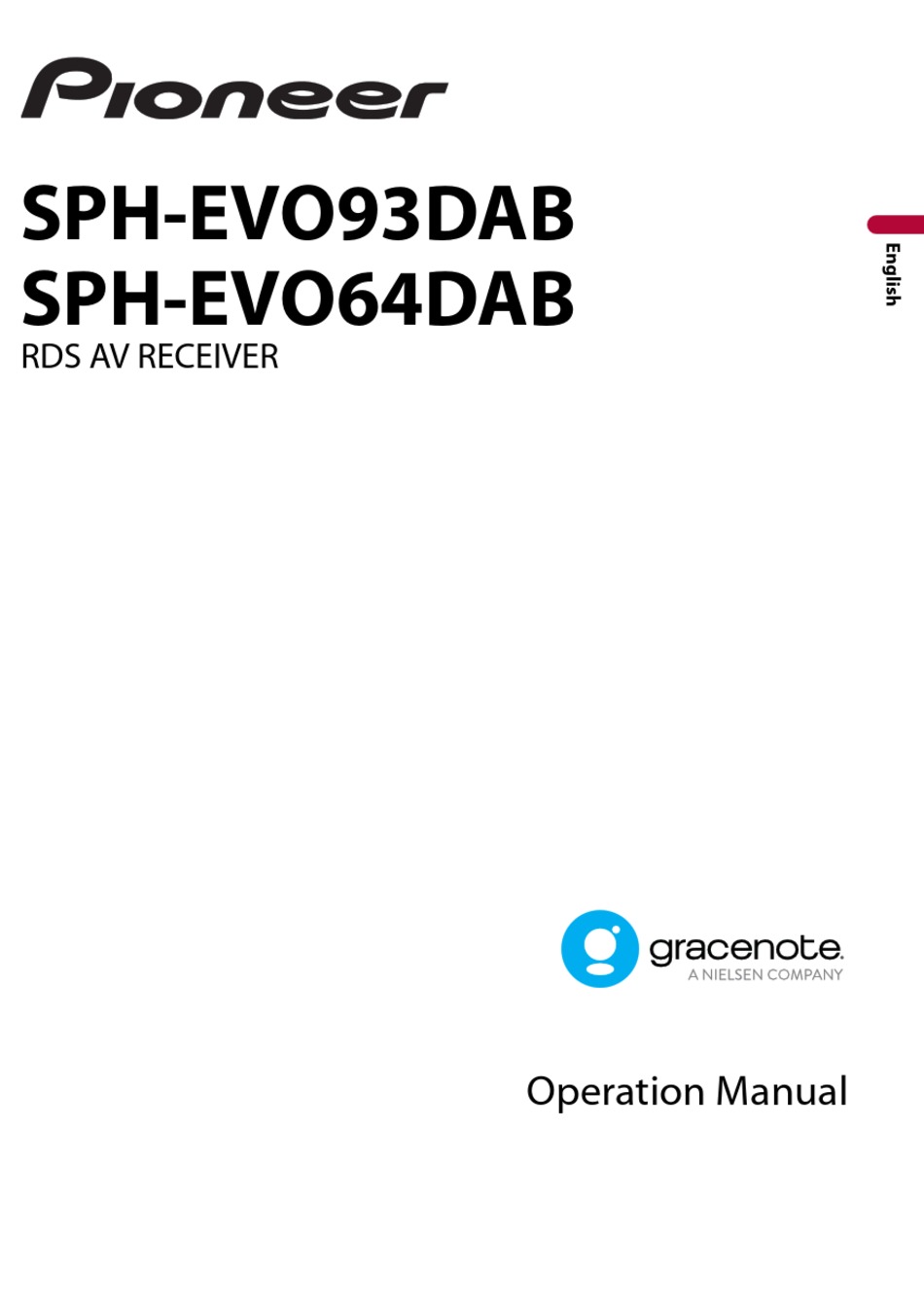 PIONEER SPH-EVO64DAB-208 OPERATION MANUAL Pdf Download | ManualsLib