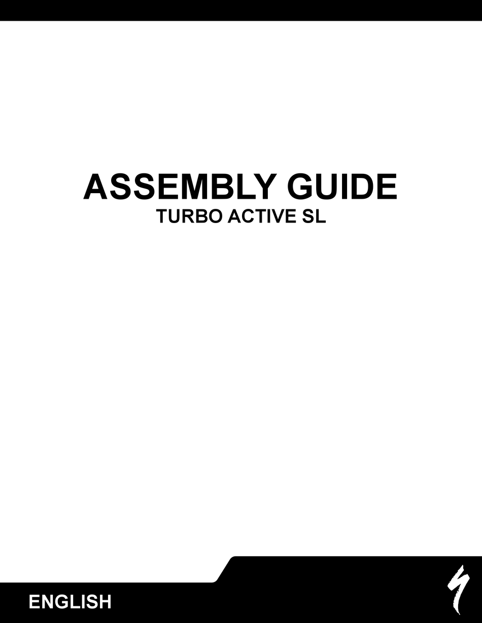 SPECIALIZED TURBO ACTIVE SL ASSEMBLY MANUAL Pdf Download ManualsLib