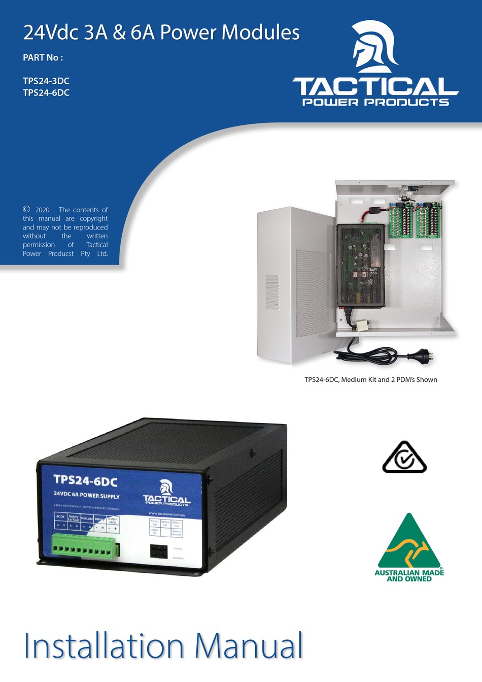 TACTICAL TPS243DC INSTALLATION MANUAL Pdf Download ManualsLib