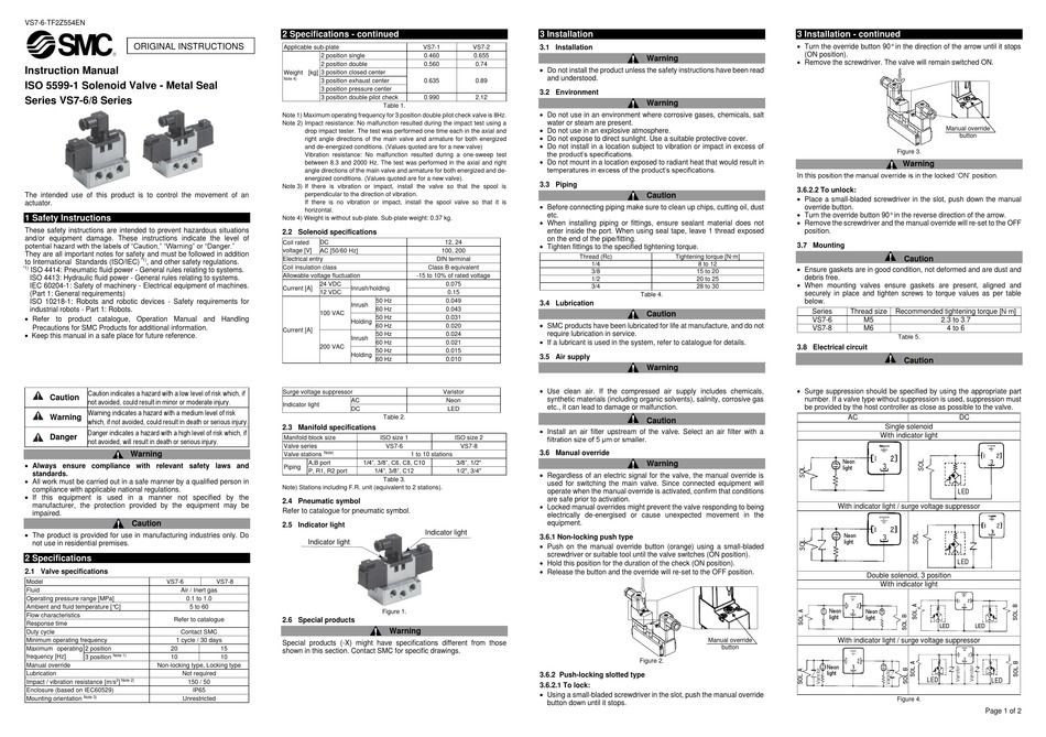 SMC NETWORKS VS7-6 SERIES INSTRUCTION MANUAL Pdf Download | ManualsLib