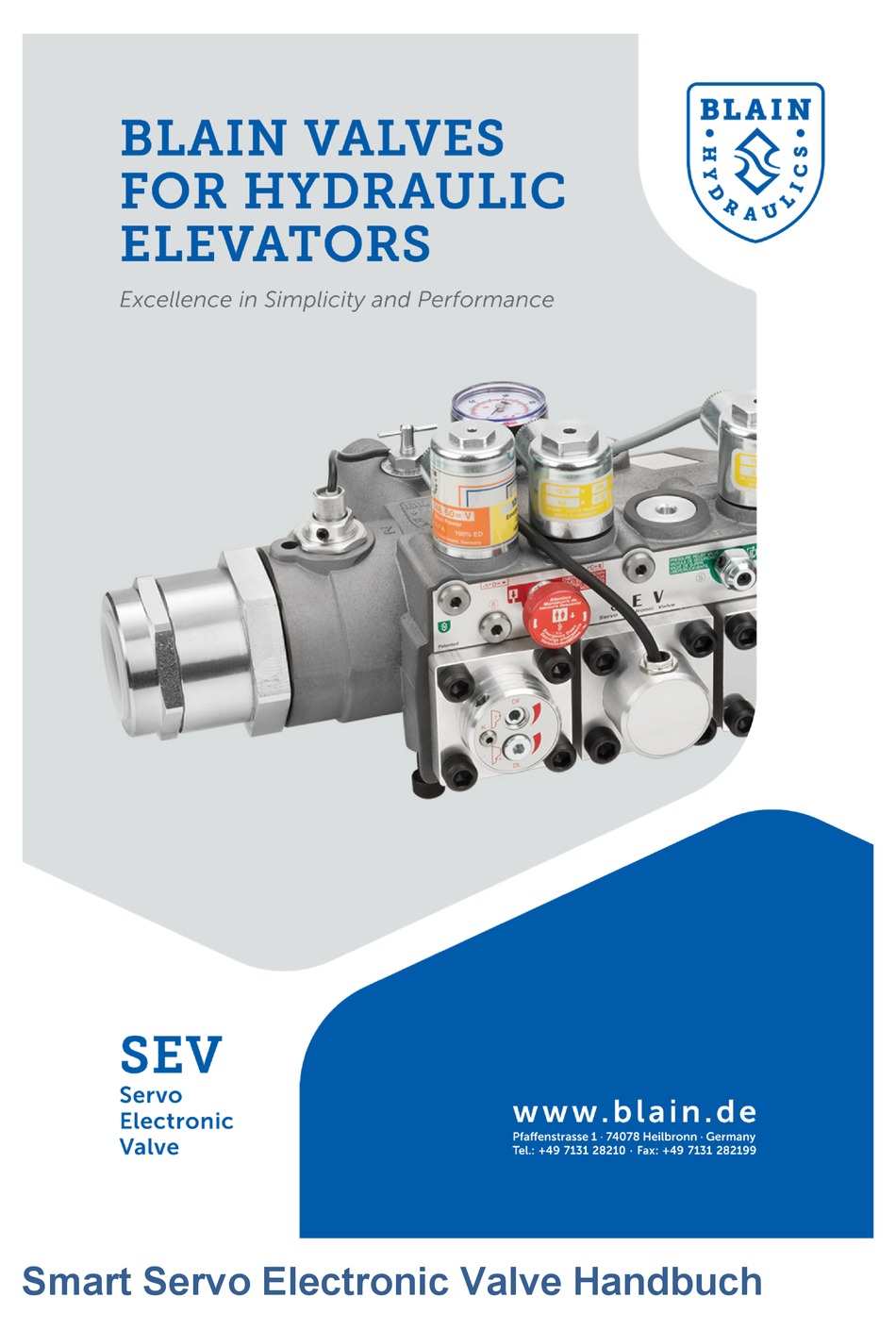 BLAIN HYDRAULICS SEV USER MANUAL Pdf Download ManualsLib