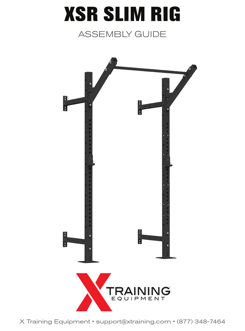 X TRAINING EQUIPMENT XSR SLIM RIG ASSEMBLY MANUAL Pdf Download ManualsLib