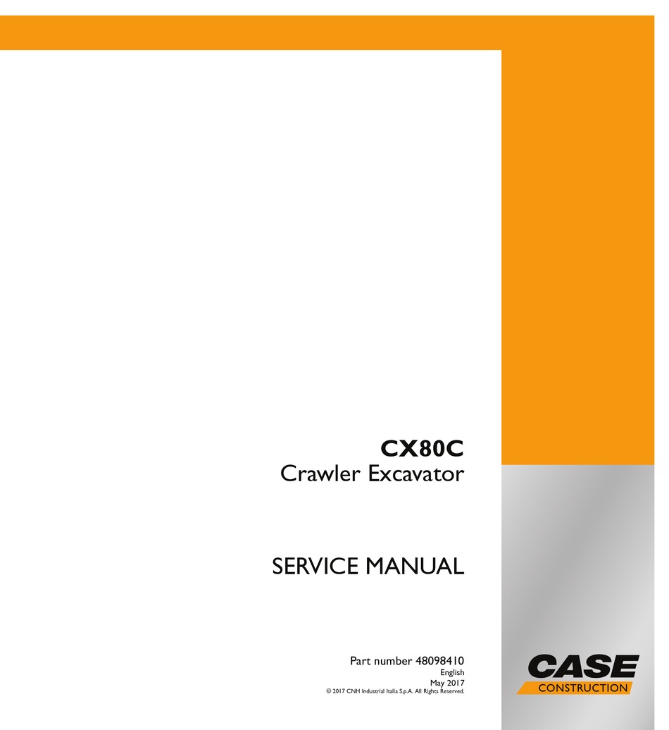CASE CX80C SERVICE MANUAL Pdf Download ManualsLib