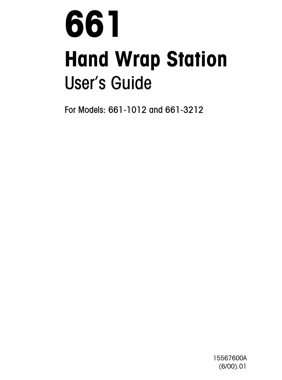 METTLER TOLEDO 661 USER MANUAL Pdf Download ManualsLib