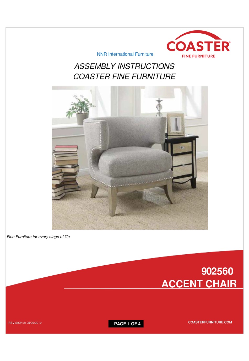 COASTER 902560 ASSEMBLY INSTRUCTIONS Pdf Download ManualsLib