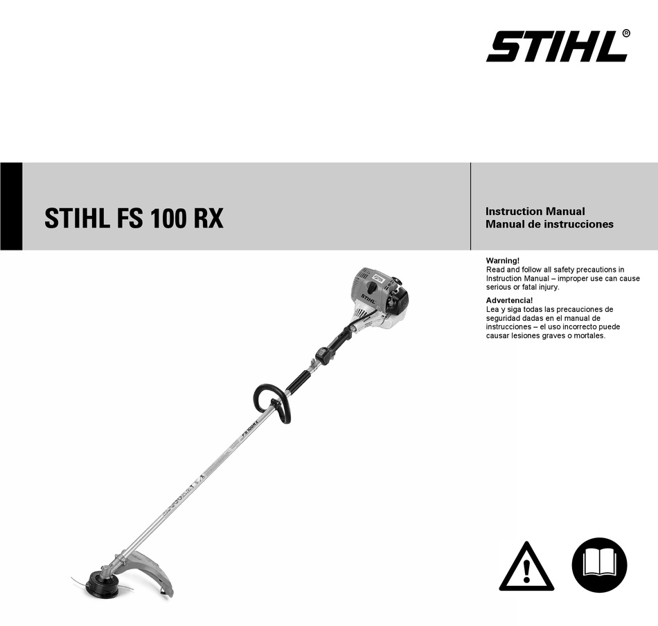 STIHL FS 100 RX INSTRUCTION MANUAL Pdf Download ManualsLib