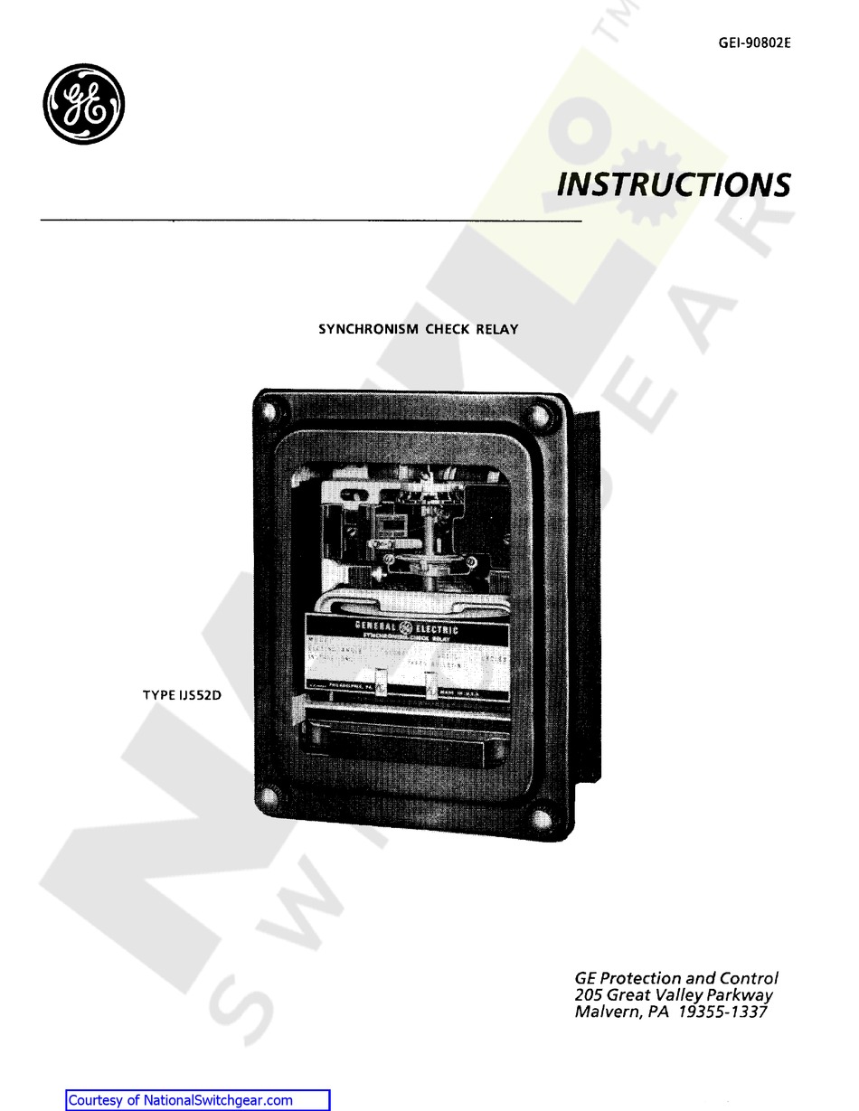 GE IJS52D INSTRUCTIONS MANUAL Pdf Download ManualsLib