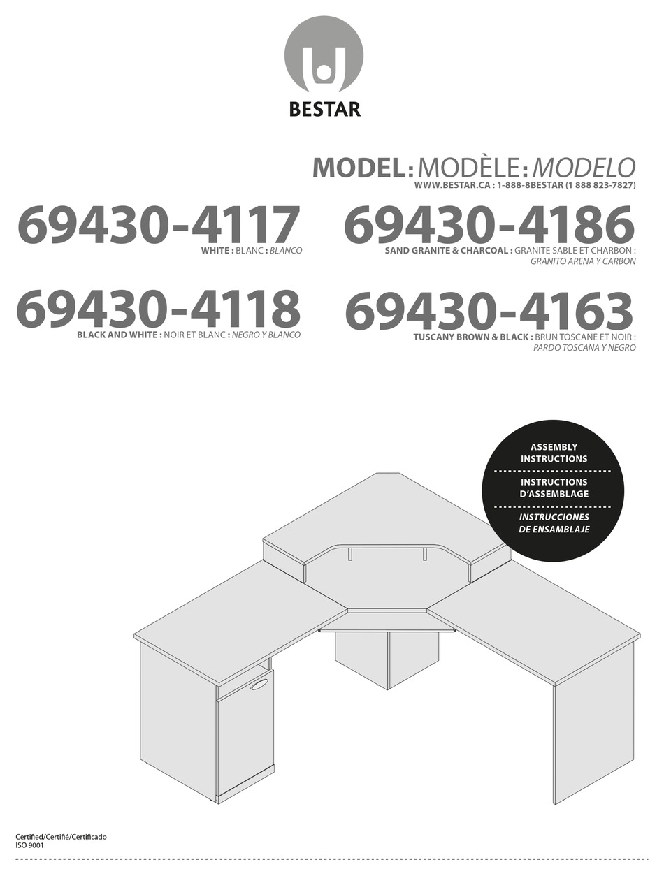 BESTAR 694304117 ASSEMBLY INSTRUCTIONS MANUAL Pdf Download ManualsLib
