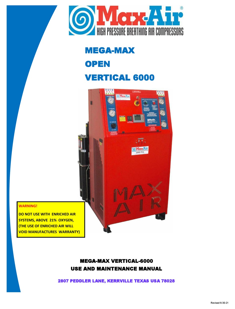 maxair-mega-max-open-vertical-6000-use-and-maintenance-manual-pdf