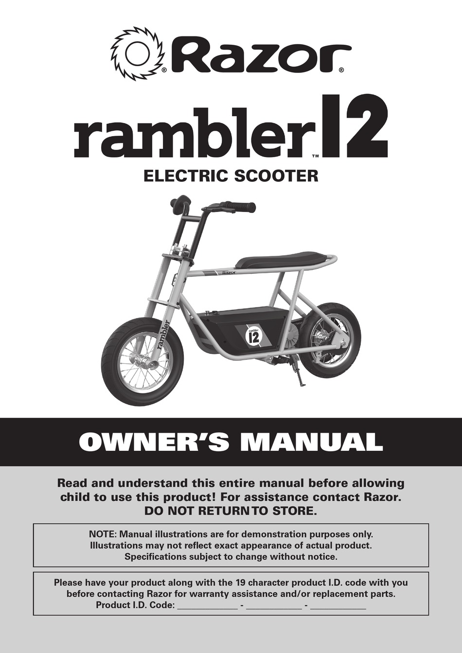 RAZER RAMBLER 12 OWNER