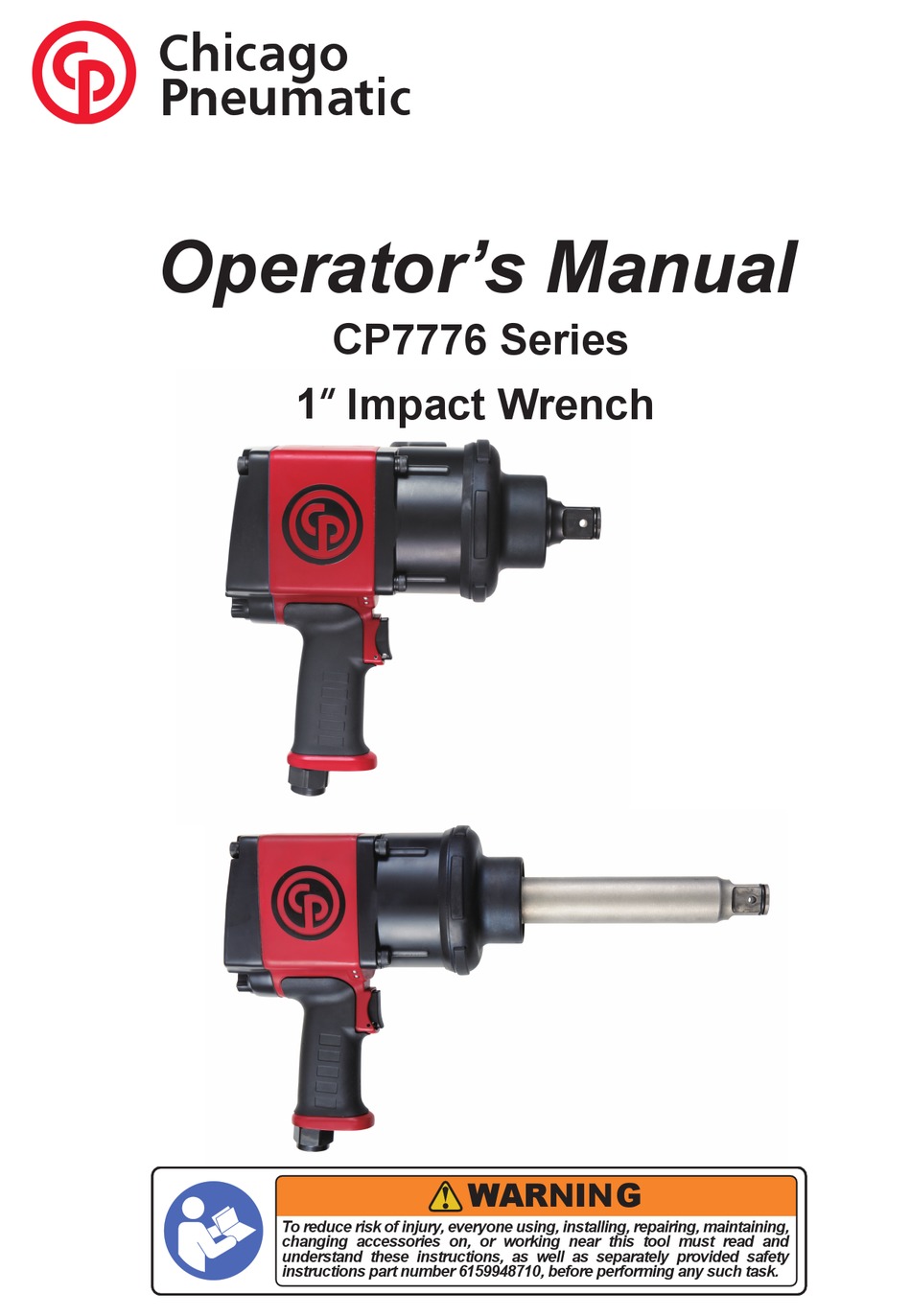 CHICAGO PNEUMATIC CP7776 SERIES OPERATOR'S MANUAL Pdf Download ManualsLib