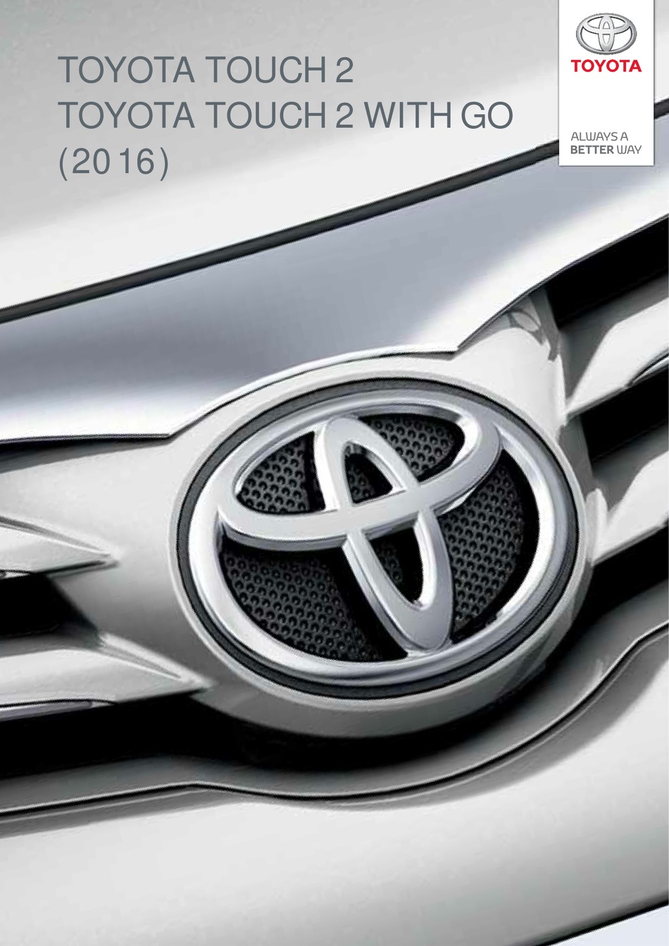 TOYOTA TOUCH 2 MANUAL Pdf Download | ManualsLib