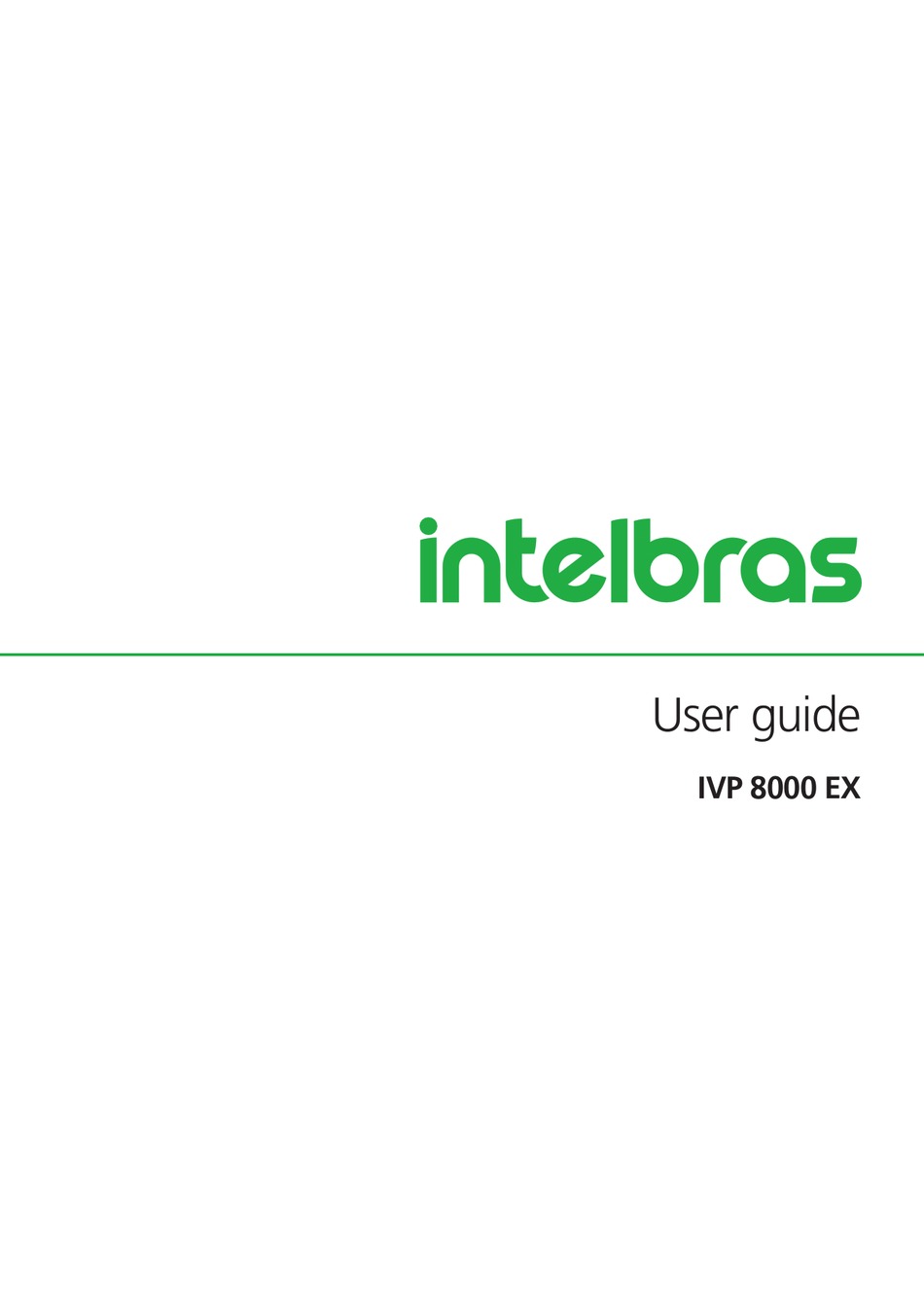 INTELBRAS IVP 8000 EX USER MANUAL Pdf Download ManualsLib