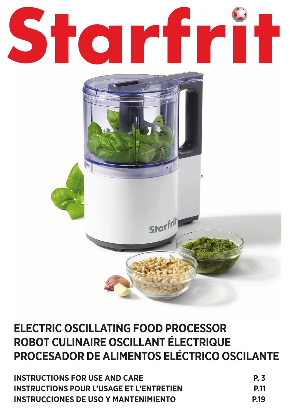 STARFRIT 024227 INSTRUCTIONS FOR USE AND CARE MANUAL Pdf Download