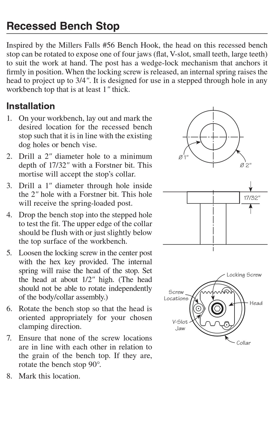 LEE VALLEY 15G1005 QUICK START MANUAL Pdf Download ManualsLib