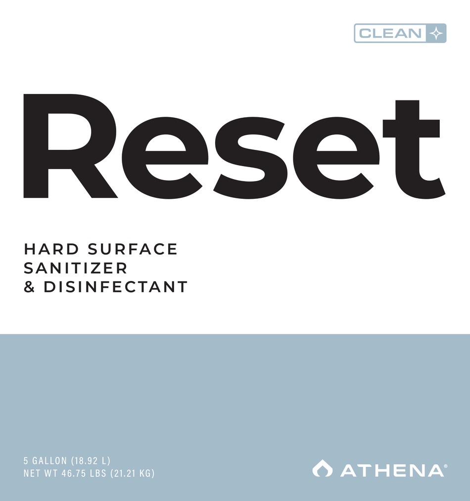 ATHENA CLEAN RESET MANUAL Pdf Download ManualsLib ATHENA CLEAN RESET MANUAL Pdf Download ManualsLib