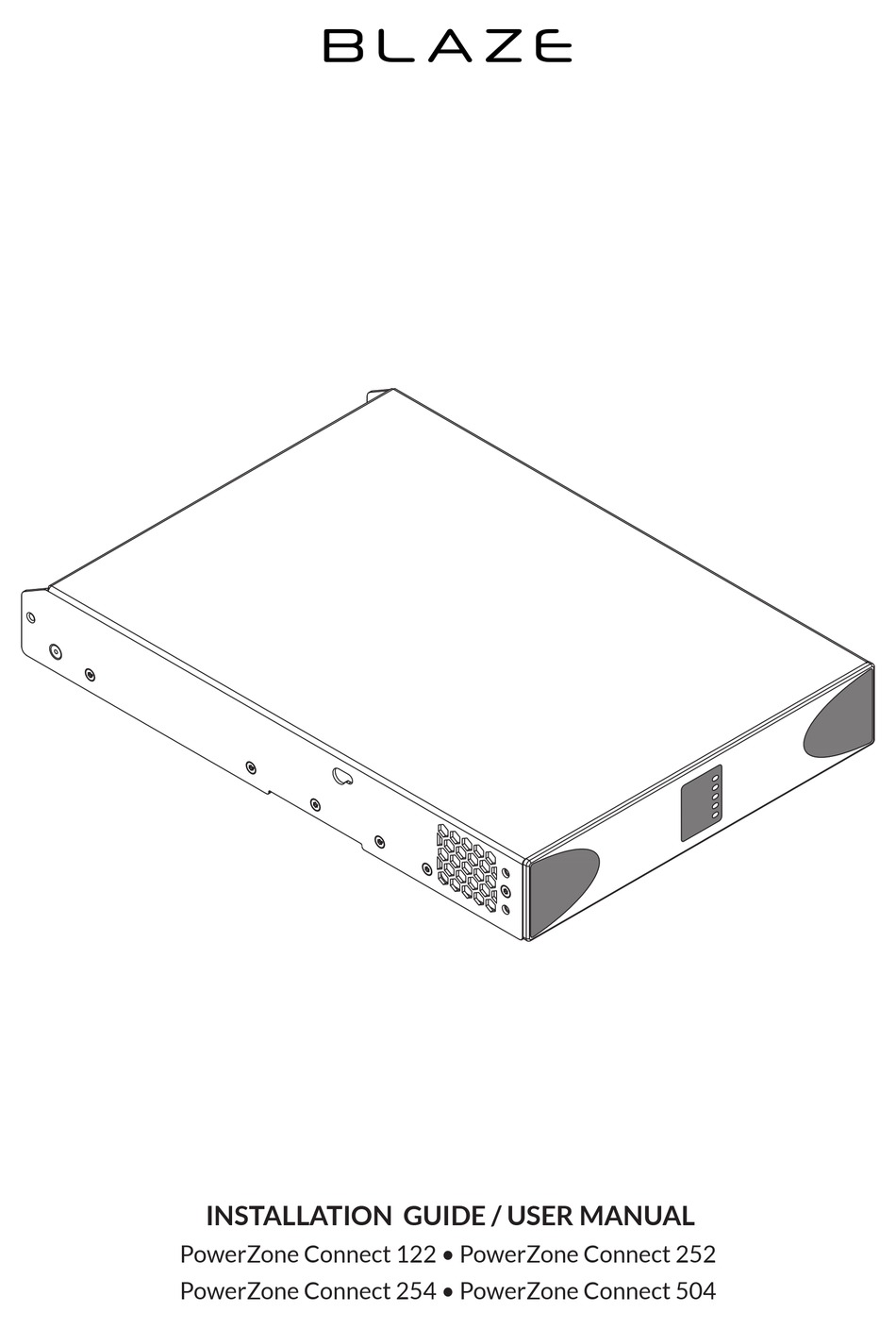 BLAZE POWERZONE CONNECT 122 INSTALLATION MANUAL Pdf Download ManualsLib