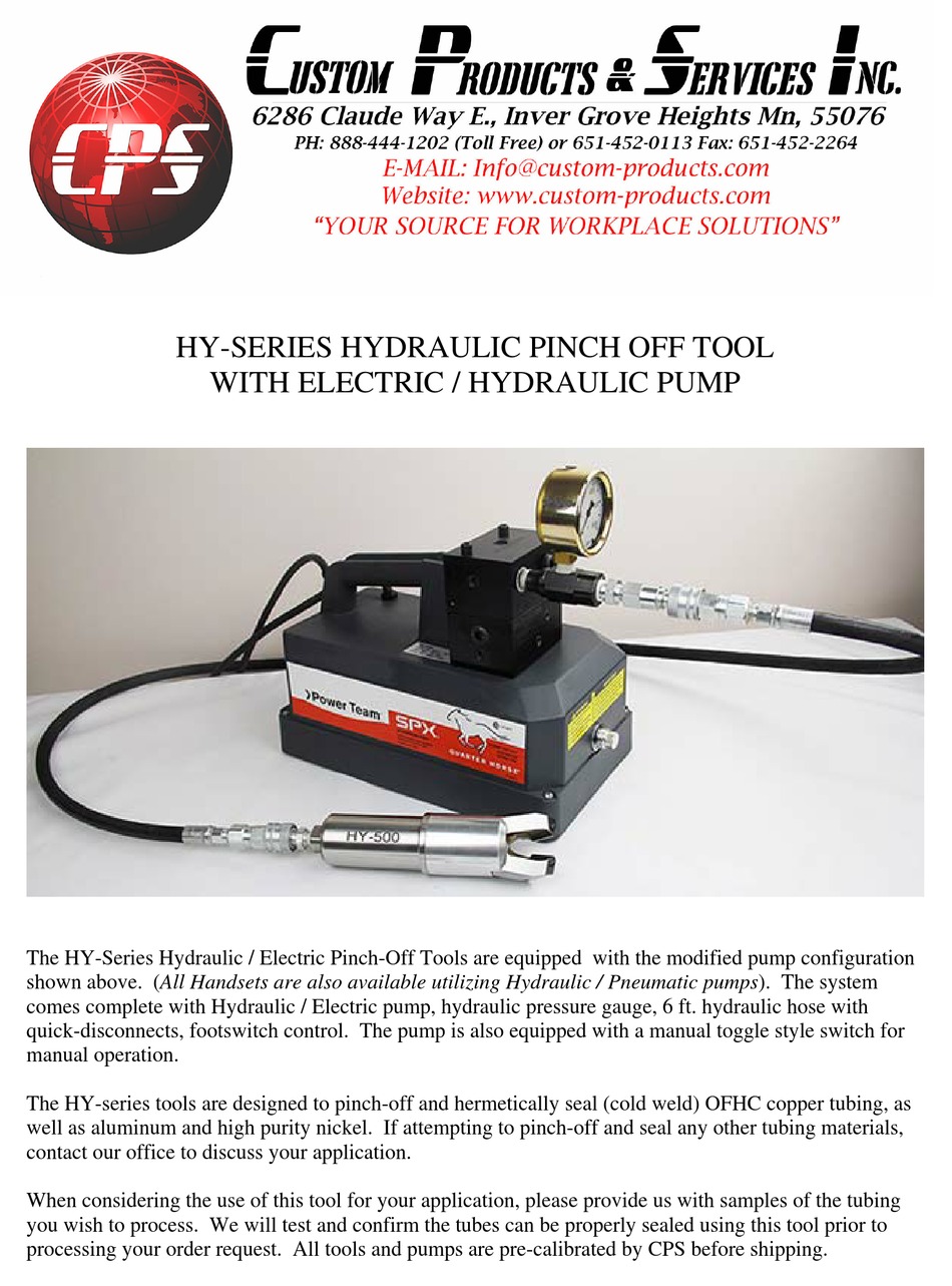 CPS HY SERIES QUICK START MANUAL Pdf Download ManualsLib