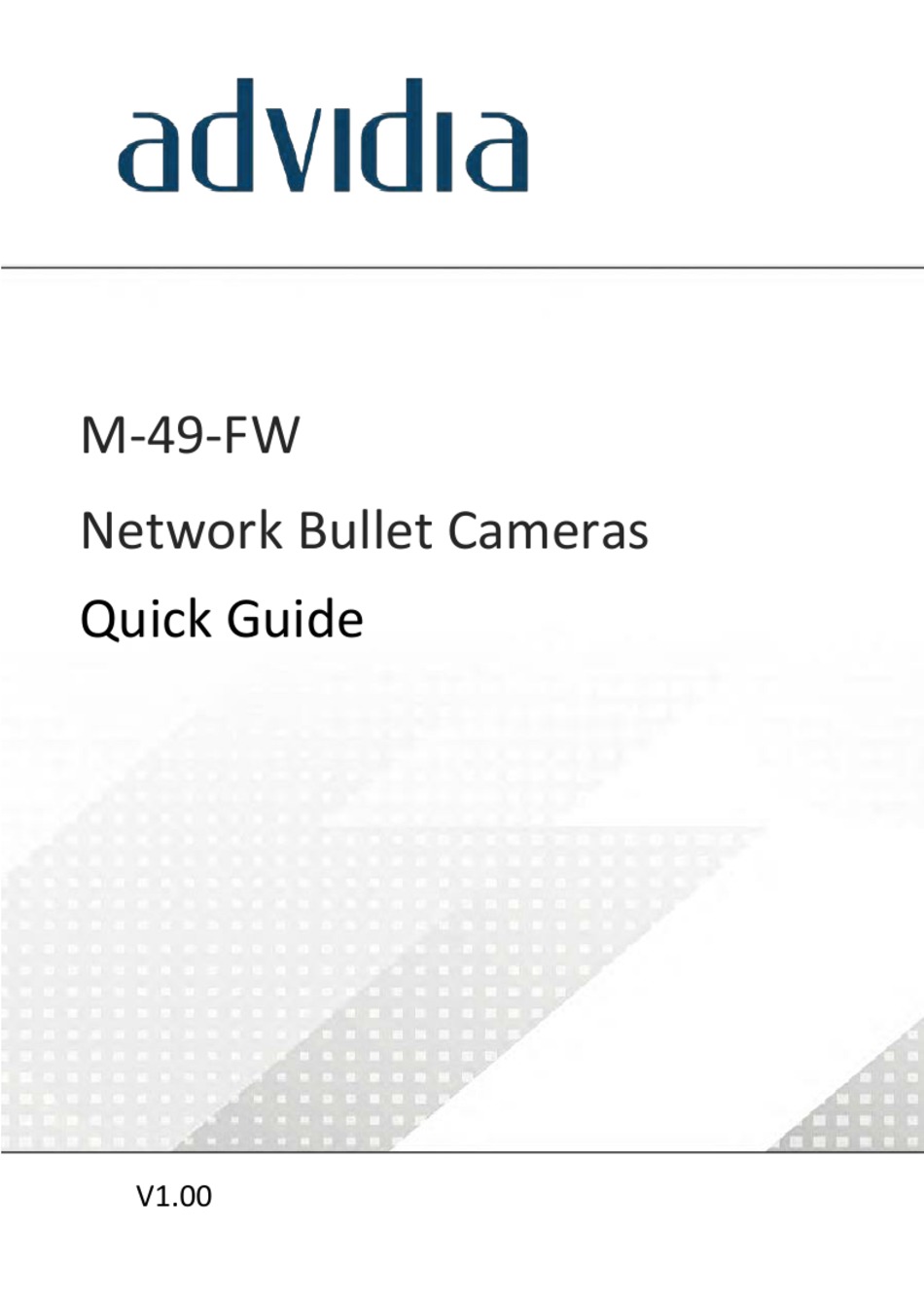 ADVIDIA M49FW QUICK MANUAL Pdf Download ManualsLib