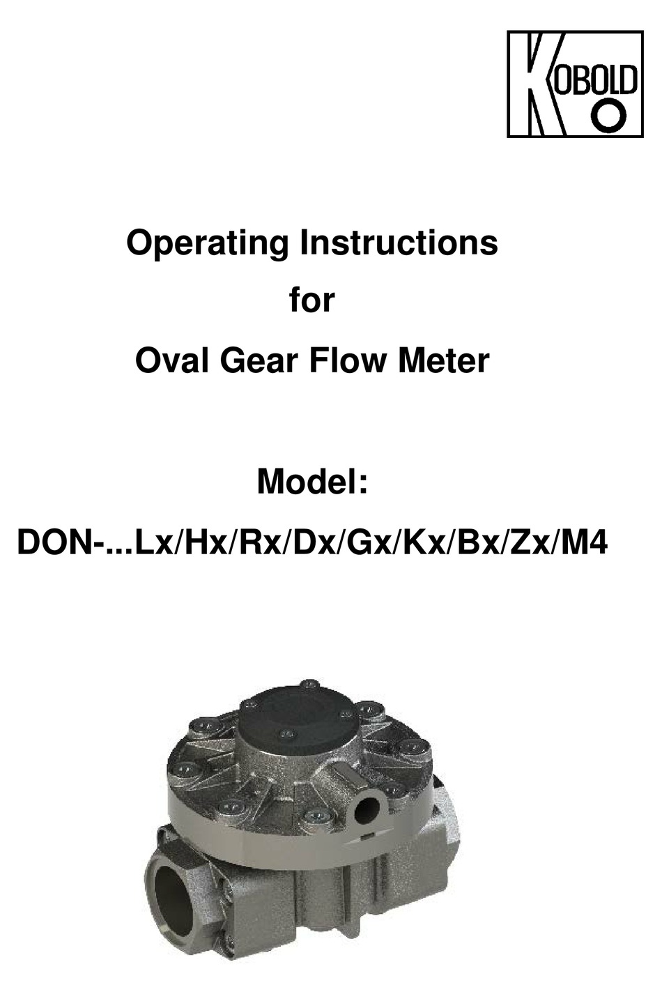 KOBOLD DON-L SERIES OPERATING INSTRUCTIONS MANUAL Pdf Download | ManualsLib