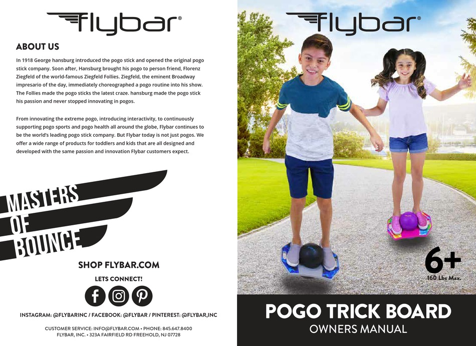 FLYBAR POGO TRICK BOARD OWNER'S MANUAL Pdf Download ManualsLib
