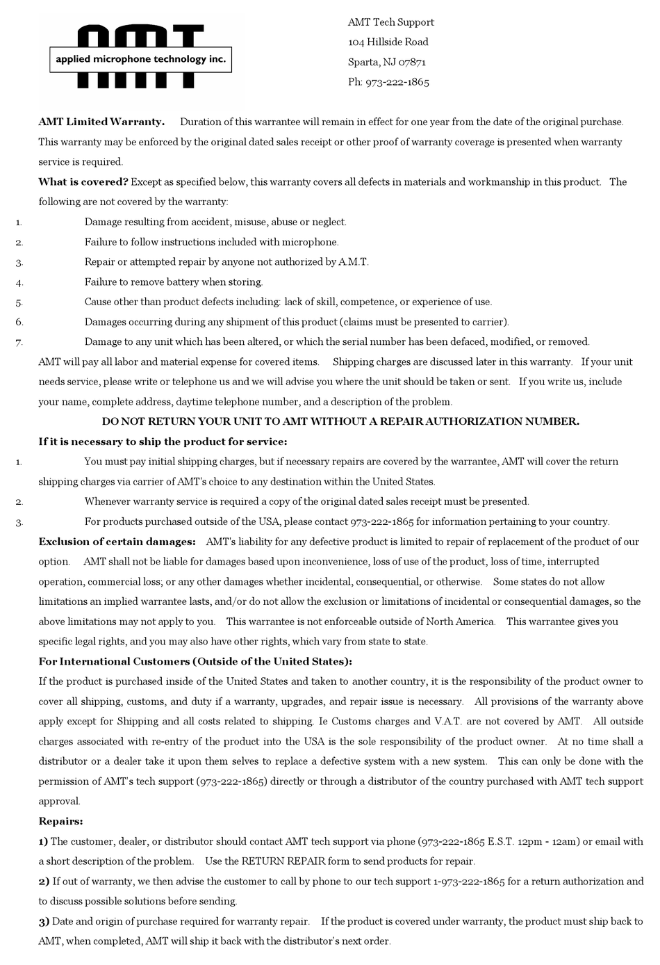 AMT QUANTUM 7 MANUAL Pdf Download ManualsLib