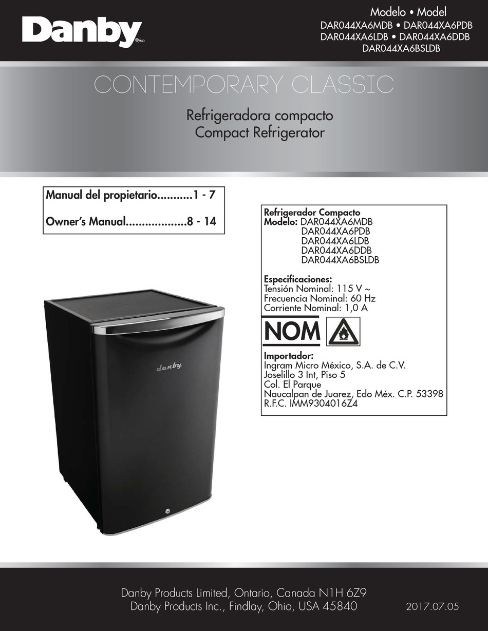 DANBY DAR044XA6MDB OWNER'S MANUAL Pdf Download ManualsLib