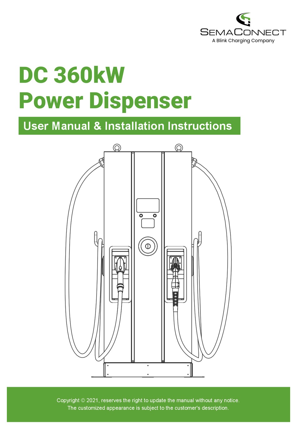 BLINK SEMACONNECT DDWX362 SERIES USER