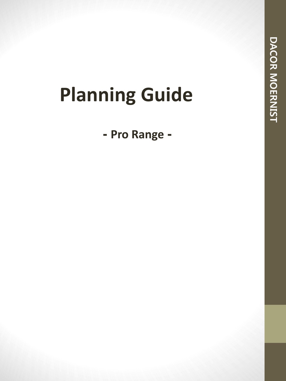 DACOR DOP36M94DLS PLANNING MANUAL Pdf Download ManualsLib