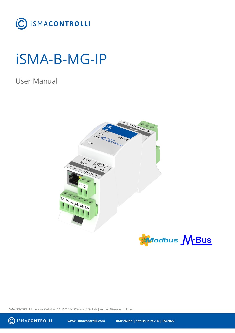 ISMA CONTROLLI ISMA-B-MG-IP USER MANUAL Pdf Download | ManualsLib