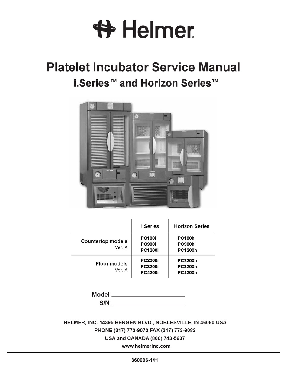 HELMER I.SERIES SERVICE MANUAL Pdf Download ManualsLib