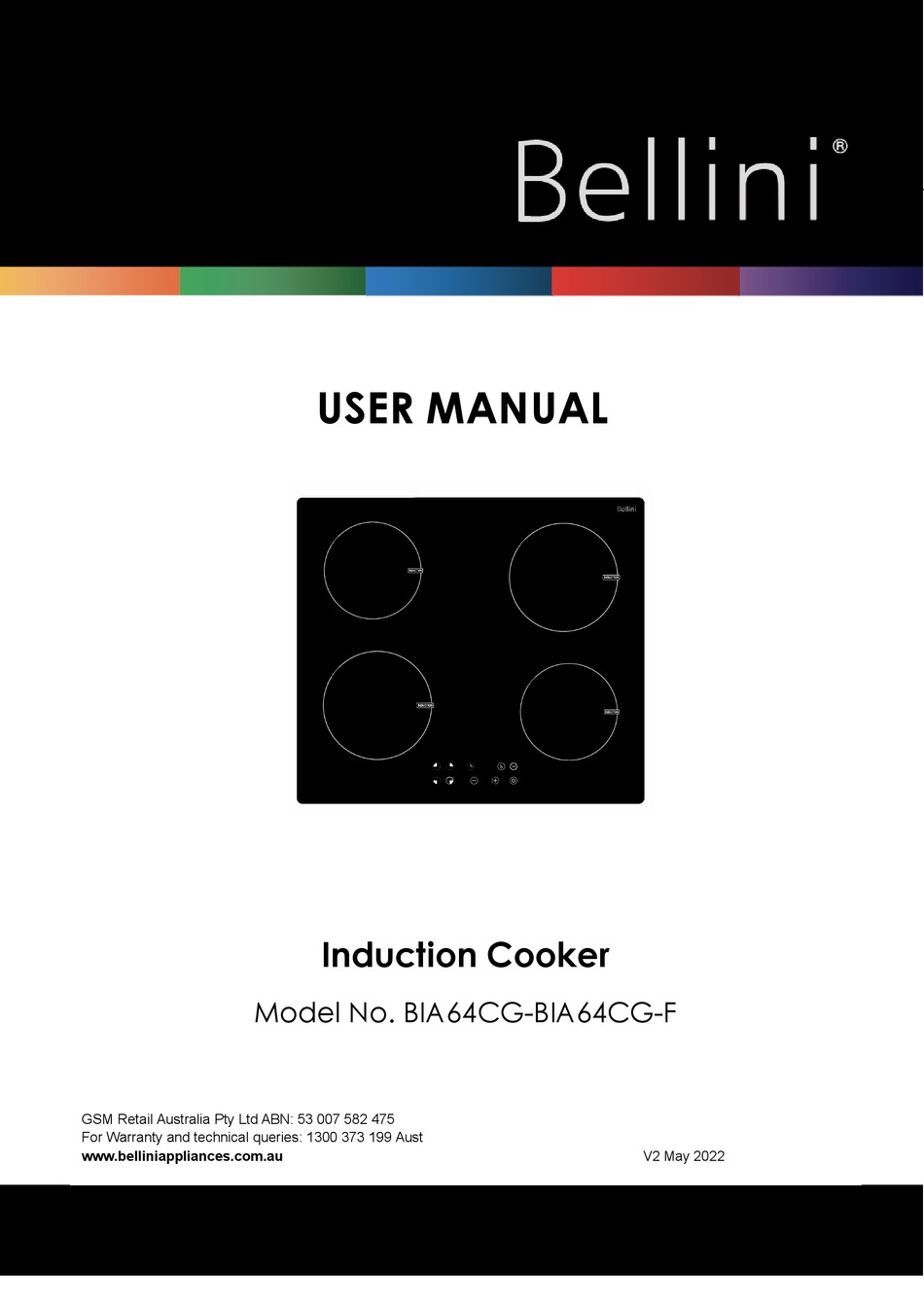 BELLINI BIA64CG USER MANUAL Pdf Download ManualsLib